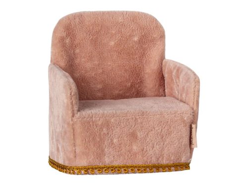 Sillón de miniatura para ratoncitos - Rosa