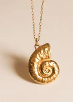 Collar Caracola Oro 18K Gold Plated