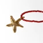 Collar Asterina Garnet 18K Gold Plated