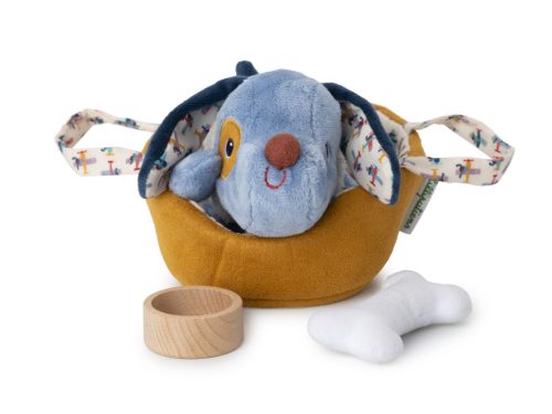 Jules el perro y su cesta