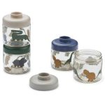 Pack 4 Dispensadores de Comida Dominique Dinosaurs / Mist