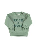 Sweatshirt Green "Rock & Roll"