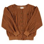 Fitted cardigan brown