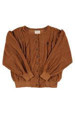 Fitted cardigan brown