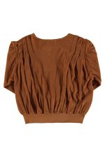 Fitted cardigan brown - Imagen 2