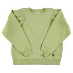 Fitted sweatshirt Light green