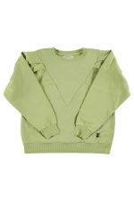 Fitted sweatshirt Light green