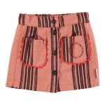 Short skirt black stripes