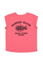 T-shirt Pink " Sunday slice" - Imagen 2