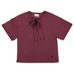 T-shirt auberginen linen
