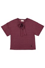 T-shirt auberginen linen