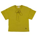 T-shirt olive linen