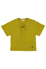 T-shirt olive linen