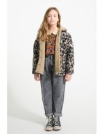 Jacket Ecru Animal Print - Imagen 2