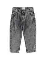 Mom Trousers Black Denim