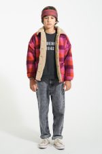 Jacket Pink & Orange checkered - Imagen 3