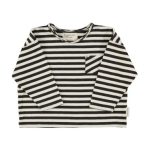 Shirt Ecru & Black Stripes