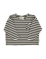 Shirt Ecru & Black Stripes