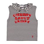 T-Shirt Stripes "Cheesy Saucy Crispy"