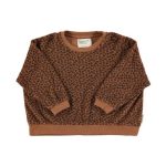 Sweatshirt Brown Animal Print