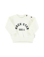 Sweatshirt Ecru "Rock Star"baby