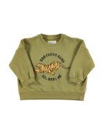 Sweatshirt Olive Tiger Print