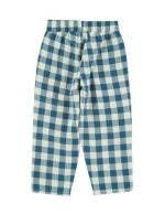 Unisex Trousers Blue & White Checkered - Imagen 2