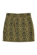 Short Skirt Yellow Animal Print - Imagen 2