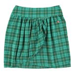 Short Skirt Green Checkered