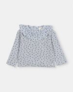 Camiseta bb Acanalada Flores