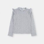 Camiseta Acanalada Flores