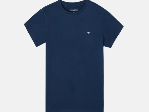 Camiseta kids minilogo azul marino