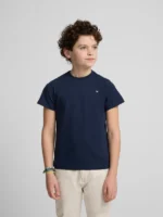 Camiseta kids minilogo azul marino - Imagen 4