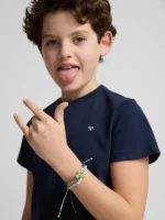 Camiseta kids minilogo azul marino - Imagen 3