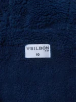 Abrigo kids capucha bolsillos azul marino - Imagen 5