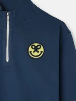 Sudadera kids media cremallera acid azul marino - Imagen 3