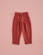 Pantalón Momfit Rojo Candy