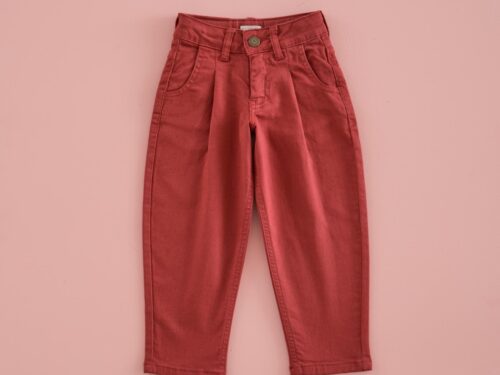Pantalón Momfit Rojo Candy