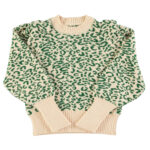 Sof Sweater Green & Ecru