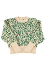 Sof Sweater Green & Ecru