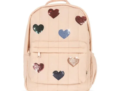 Juno Acolchada Lentejuelas Midi Cameo Rosa