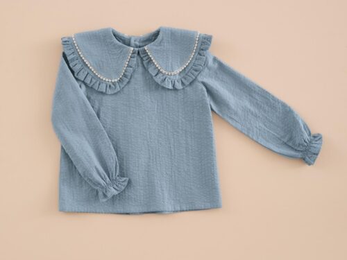 Camisa Doble Cuello Acero