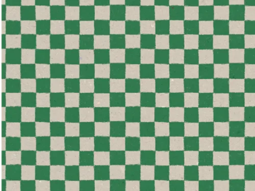 Papel de regalo cuadros verdes -rollo 10m