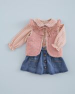 Chaleco Gasa Florecita Geométrica - Imagen 2