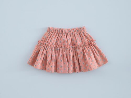 Minifalda Gasa florecita Geométrica