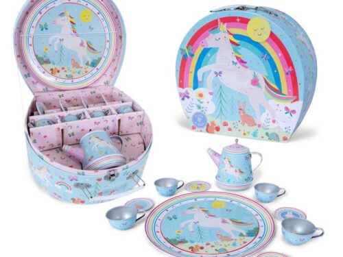 SET TAZITAS MUSICAL ARCOIRIS HADAS