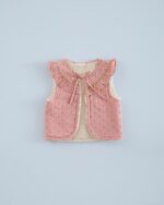 Chaleco Gasa Florecita Geométrica