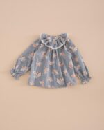 Camisa Cuello Volante Micropana Bouquet