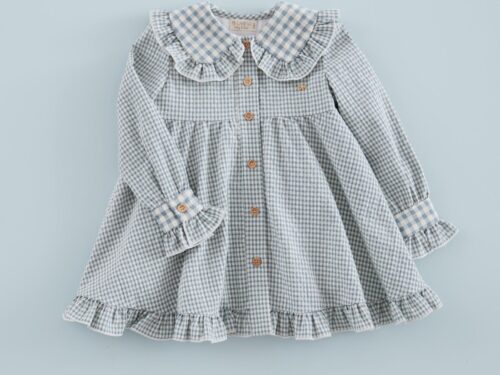 Vestido Minivichy Azul Denim