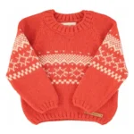 Jersey de lana jacquard | Rojo